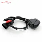 Набор кабелей с 16 контактами на 3 контакта для Fiat OBD, соединитель кабеля для Fiat, 3-контактный диагностический кабель с Obd 2, инструмент для соединения, диагностический кабель