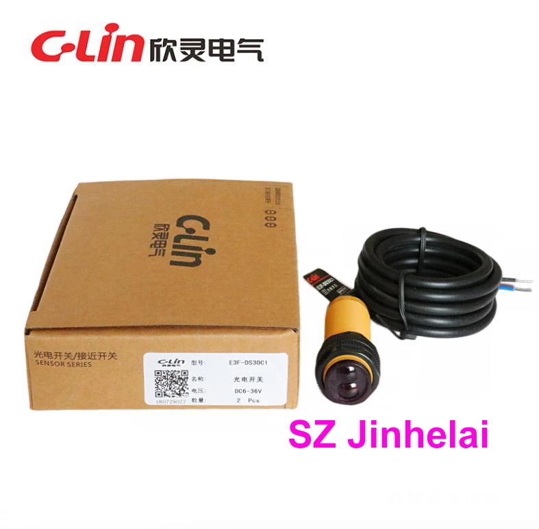 

C-Lin E3F-DS30C1 E3F-DS30C2 Authentic original Photoelectric switch DC 3 lines NPN 1.5M DC6-36V