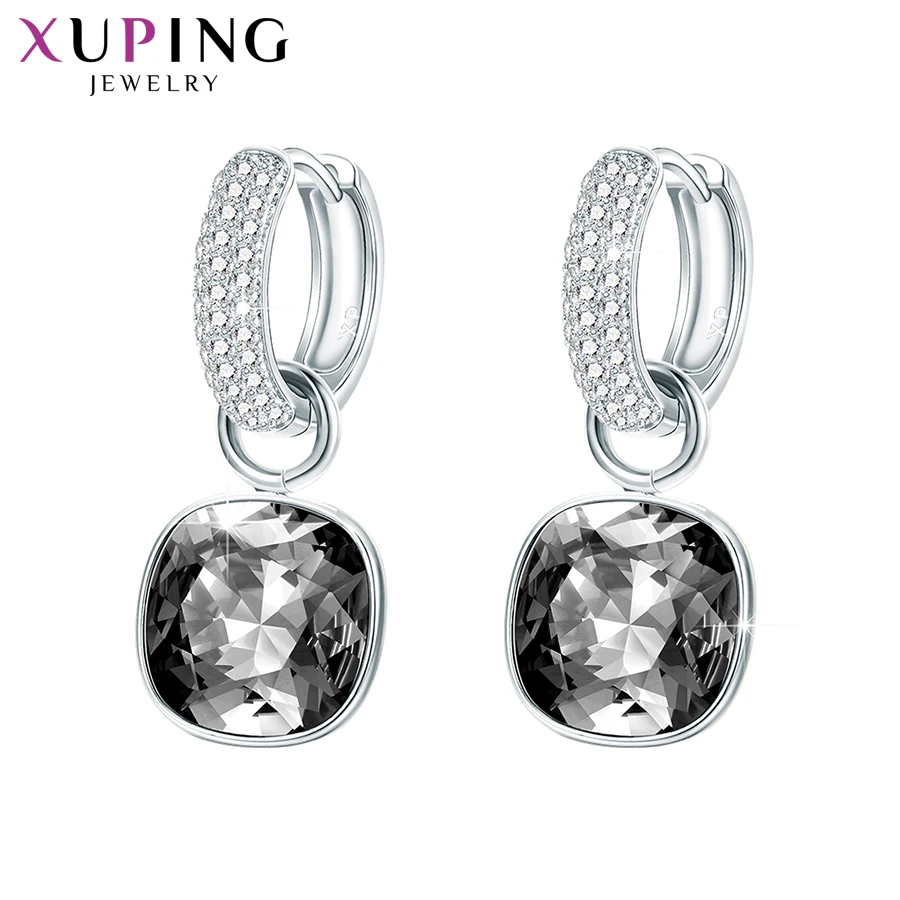 Xuping, модные серьги-капли, высокое качество, кристаллы от Swarovski, цветное покрытие, Шарм для женщин, подарок на день матери, M66-203