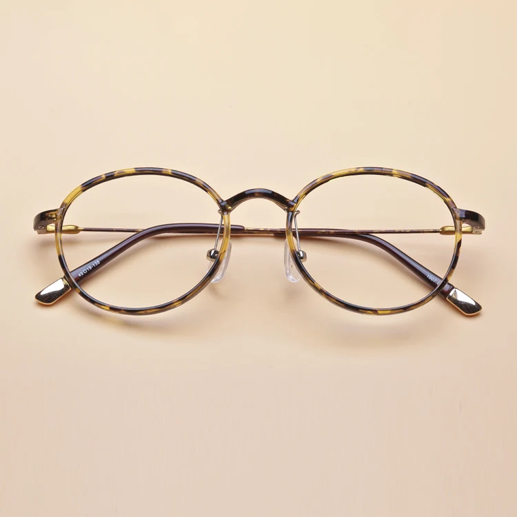 Пластиковая титановая оправа для очков женские прозрачные линзы винтажная