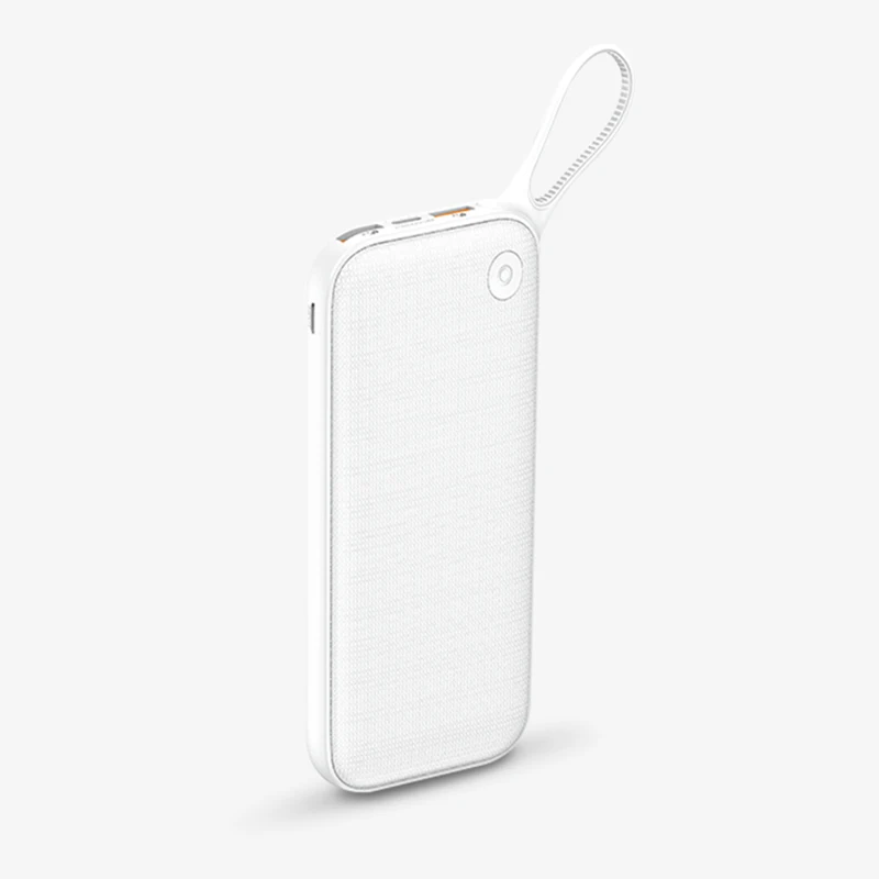 Baseus 20000 mAh Мощность банка для iPhone Xs Max XR 8 7 samsung S9 USB PD Быстрая зарядка+ двойной QC3.0 Быстрый Зарядное устройство Мощность банк MacBook - Цвет: Белый