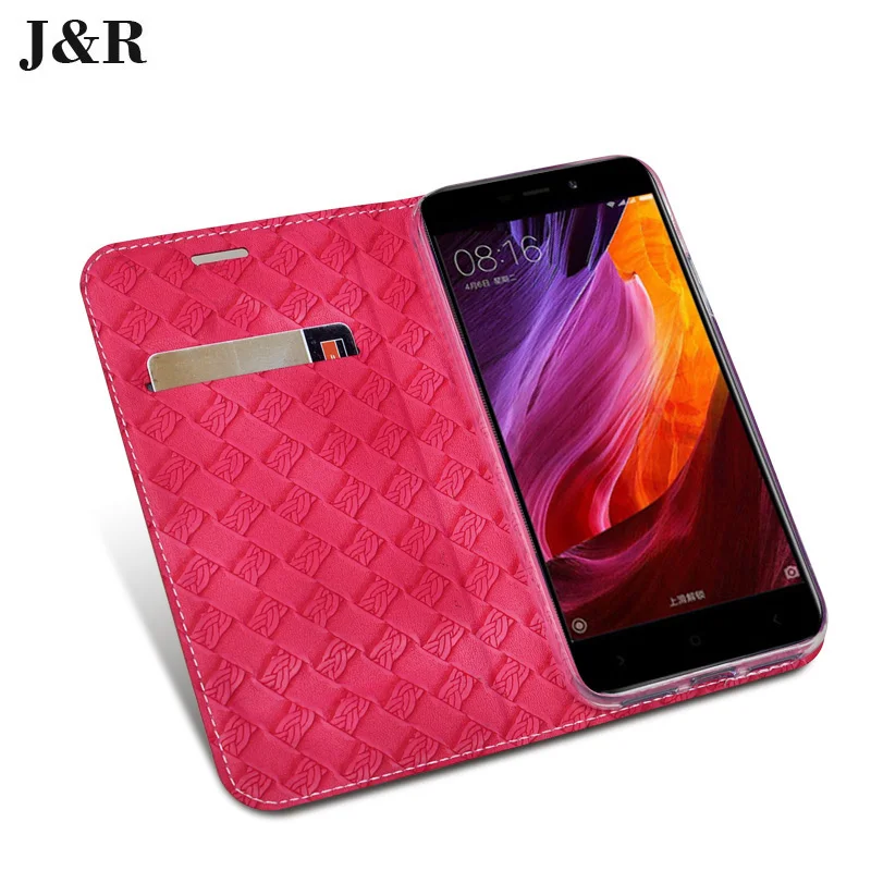 Флип чехол для Xiaomi Redmi 4X кожаный Hongmi 4X5 0 дюймов силиконовый s чехлы телефонов