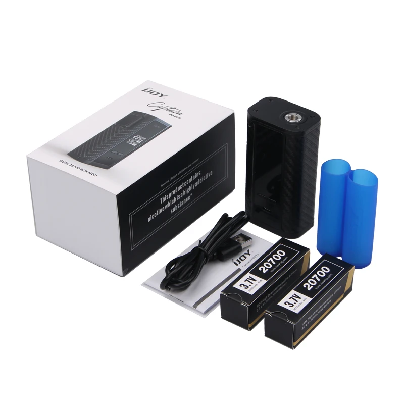 Аутентичный IJOY капитан PD270 коробка мод Vape 234 Вт NI/TI/SS TC электронная сигарета Vaper