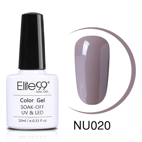 NU020 Elite99 Гель-лак УФ светодиодный телесный цвет серия УФ гель основа верхнее покрытие УФ лампа дизайн ногтей Горячая лак для ногтей - Цвет: NU020