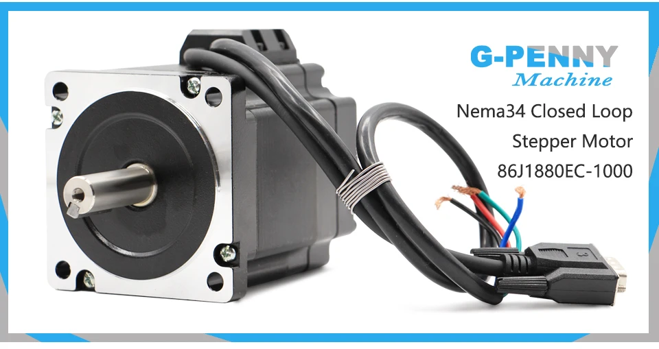 NEMA 34 шаговый двигатель с замкнутым контуром 110 нм 5А 642Oz-in гибридный шаговый двигатель Nema34 драйвер двигателя с замкнутым контуром постоянного тока(40-в)/переменного тока(60-80 в