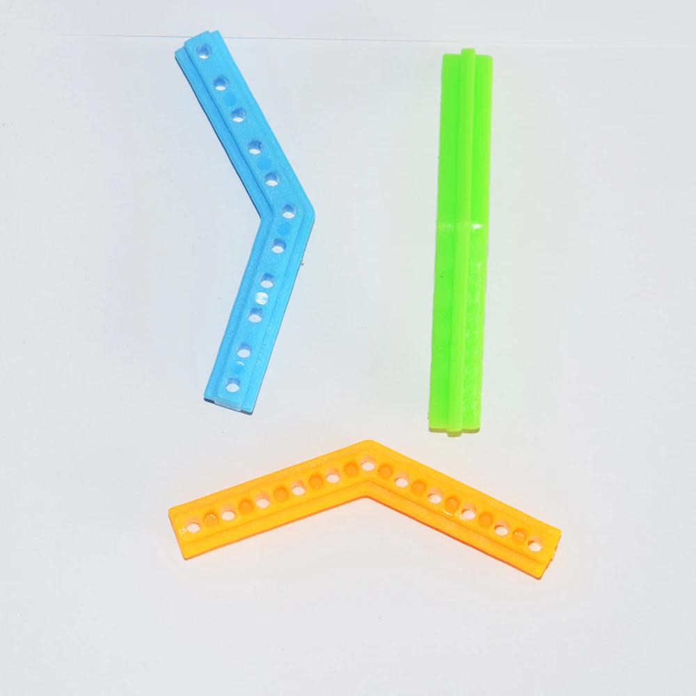 

10/100pcs 135 degree plastic bar/rod/bracket/dron rc car plane robot kids toys for boys diy baby accessories montessori juguetes