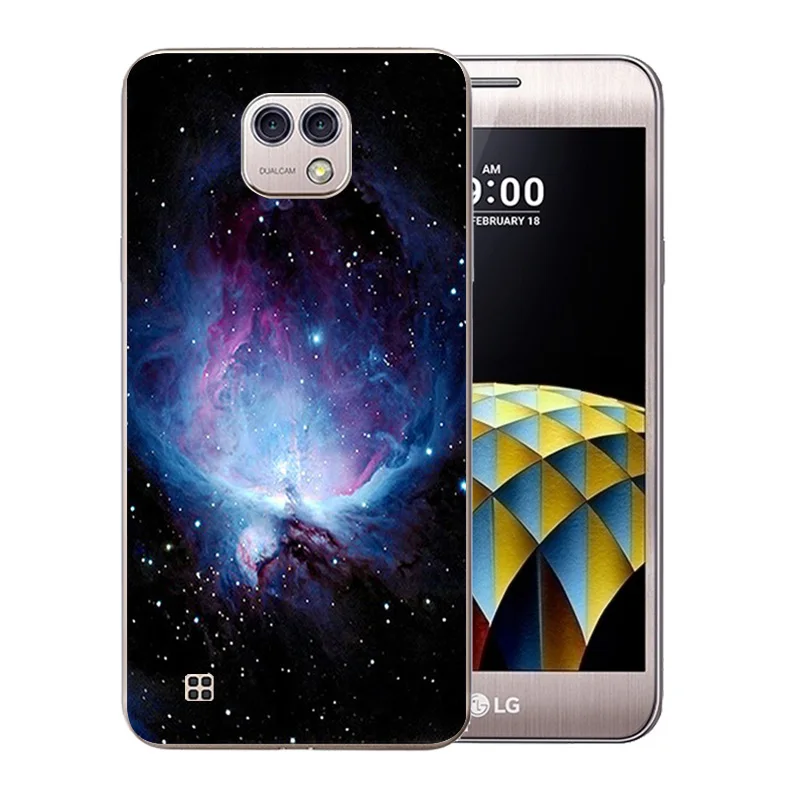 5 2-дюймовый чехол для телефона LG X Cam мягкий из ТПУ с рисунком звездного неба K580 K580DS