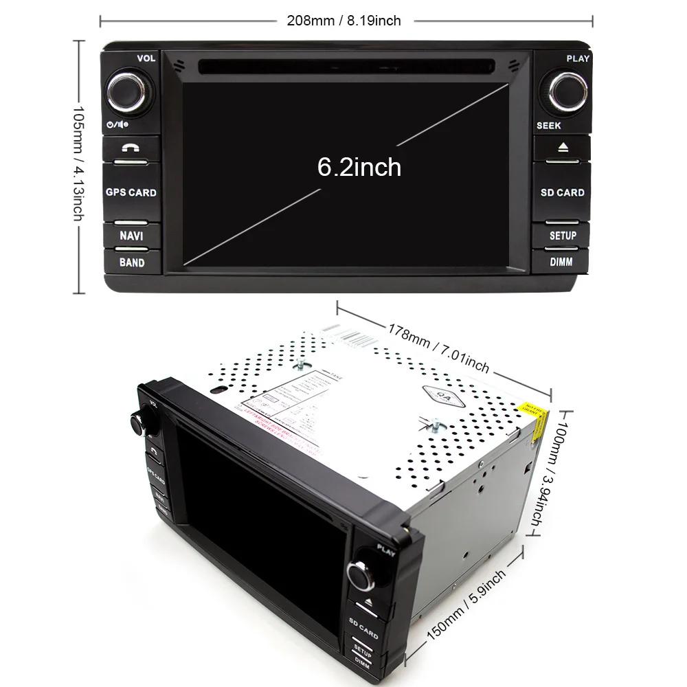 Eunavi 2 Din Android 7 1 автомобильный dvd-плеер для Mitsubishi Outlander 2016-2013 Pajero Радио Стерео gps