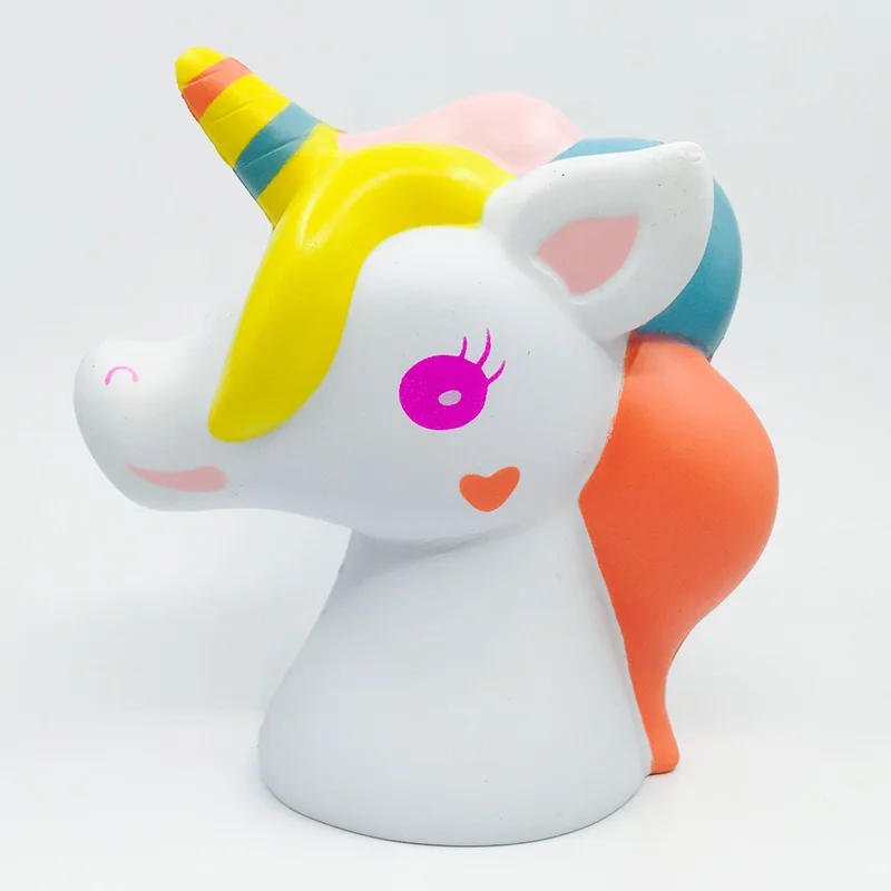 Сжимаемый 1 шт. редкий kawaii супер гигантский милый Животное Лошадь медленно растет
