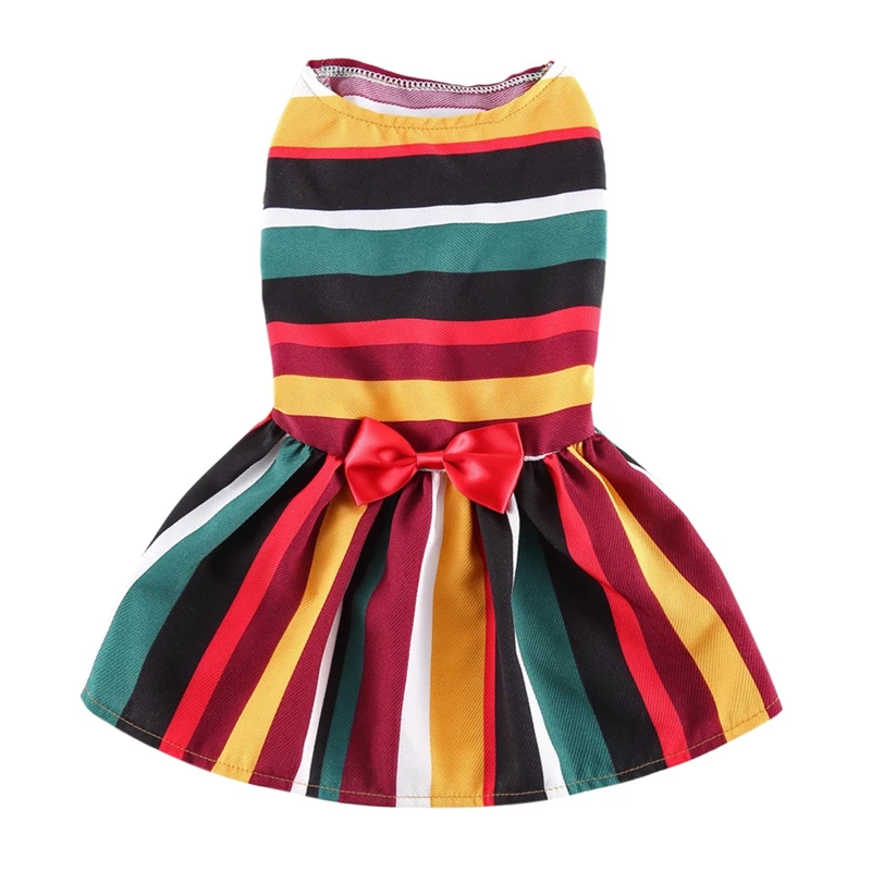 Летнее платье с изображением собаки леопардового цвета из хлопка; платье принцессы XS-L одежда Платья для вечеринок юбка для небольших товары для животных, собак