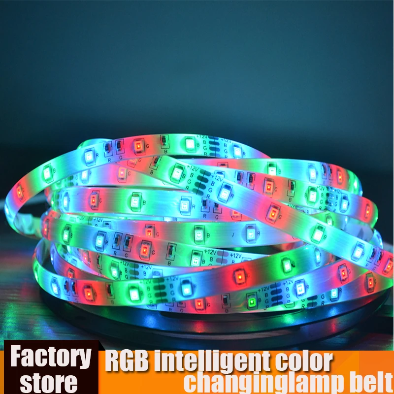 RGB Светодиодные ленты 3528 SMD 5 M 300Led гибкие Водонепроницаемый лента 12 V 2A Мощность