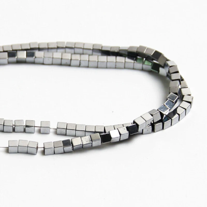Бусины из гематита 4 мм 16 дюймов на нить|bead project|stone fossilbead store |