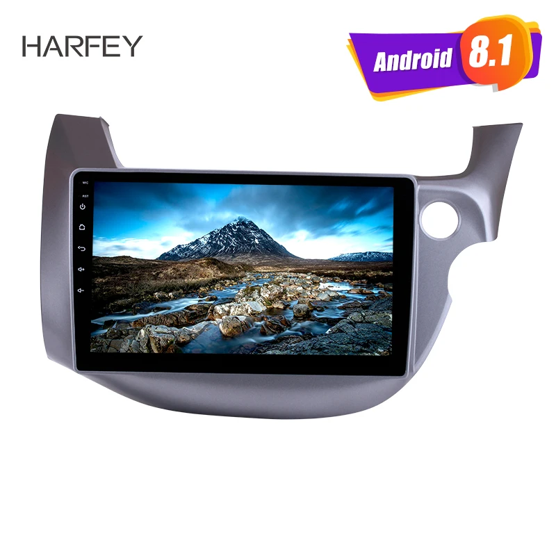 Harfey головное устройство сенсорный экран для 2007-2013 HONDA FIT JAZZ RHD Android 8,1 10," gps навигация Радио Bluetooth музыка Wi-Fi OBD2