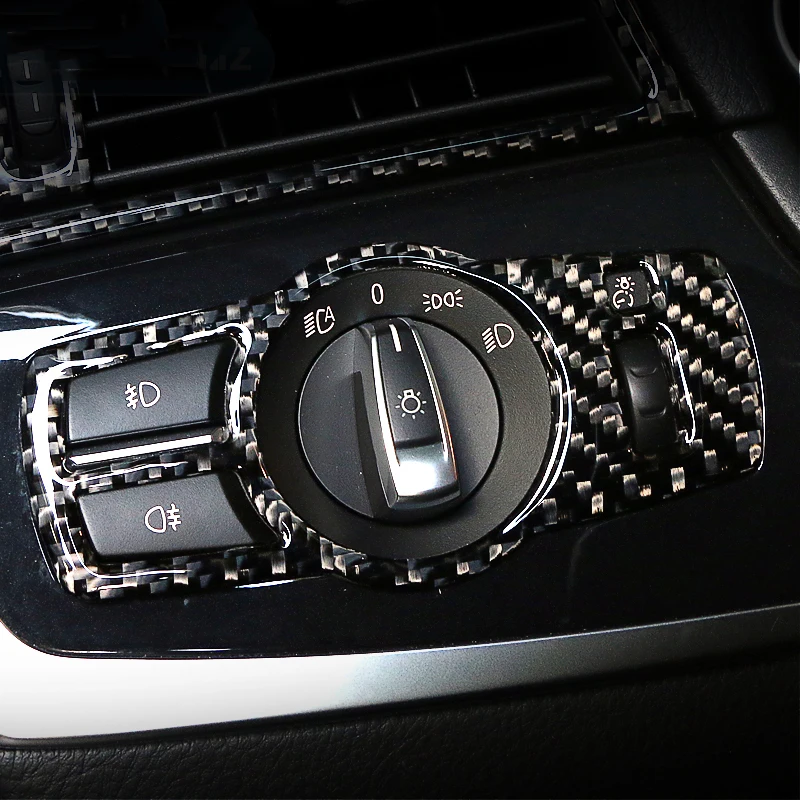 SRXTZM для BMW F10 F07 F01 F25 F26 внутренние кнопки переключения фар из углеродного волокна