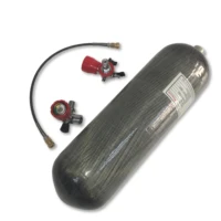 ac168101 acecare ce hpa 4500psi air tank cylinder pcp paintball equipment tank 6 8l m181 5 thread with gauge station