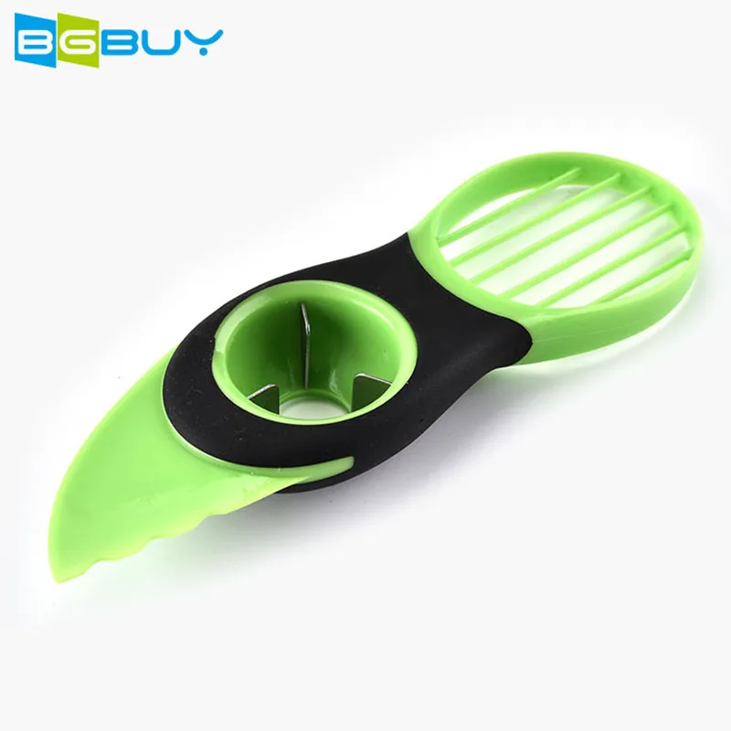 Кухонные принадлежности нержавеющая сталь хорошие ручки 3 в 1 авокадо слайсер