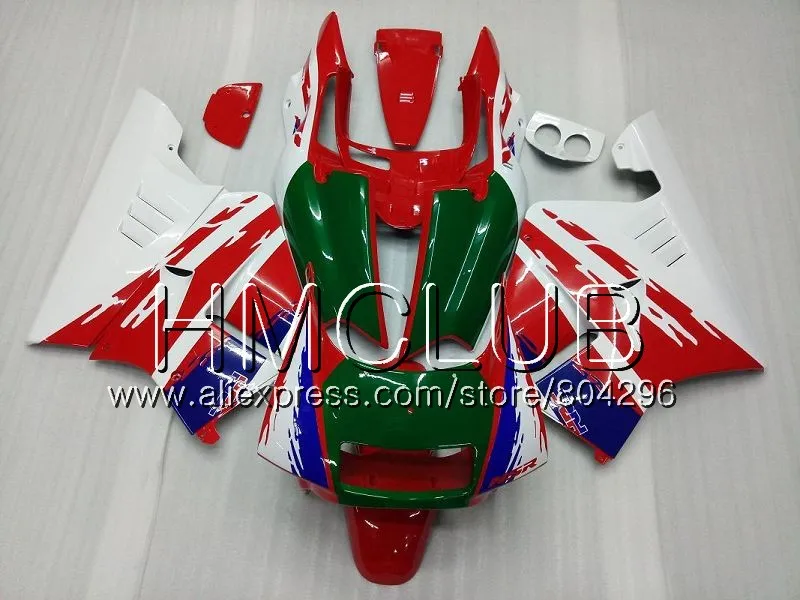 No. 13 Литые изделия для Honda NSR 250 R MC21 PGM3 NSR250R 90 91 92 93 94HM. 6 NSR250 R NSR250RR Красный Белый 1990 1991 1992 1993 обтекатели - Цвет: No. 13