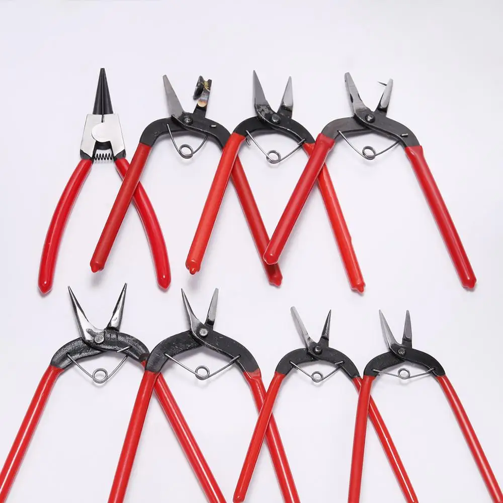 

Round Nose Pliers Concave Beading Wire Looping Plier Long Plier Multifunctional Hand Tools Jewelry Plier For DIY Making Findings