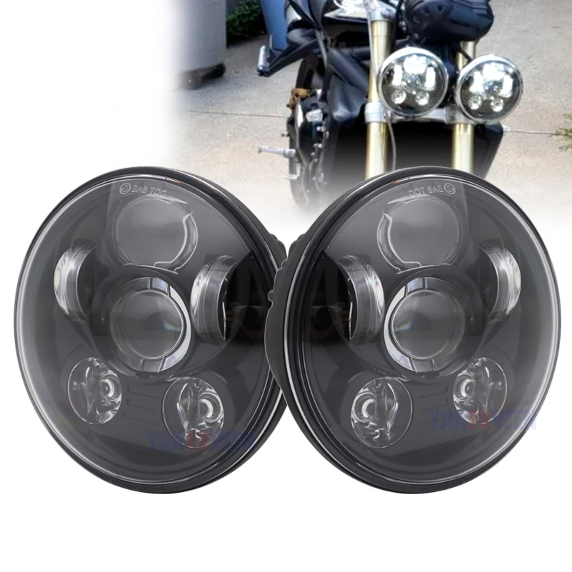 

5-3/4 5.75" Round LED Headlights Light Bulb Projector for TRIUMPH Rockets III 3 & SPEED Triple & STREET Triple & thunderbird