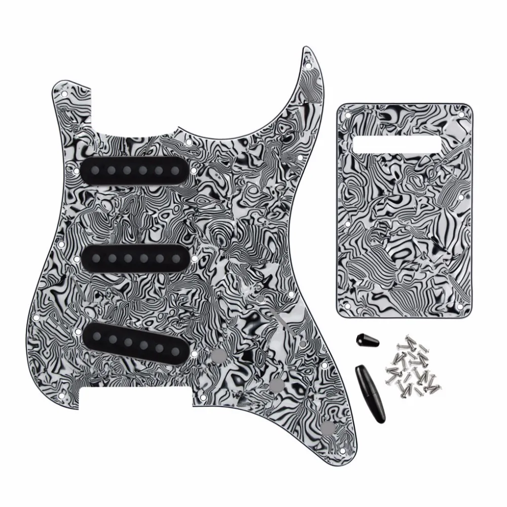 Набор 4Ply 11 Hole SSS Strat Guitar Pickguard накладка на заднюю панель звукосниматель накладки