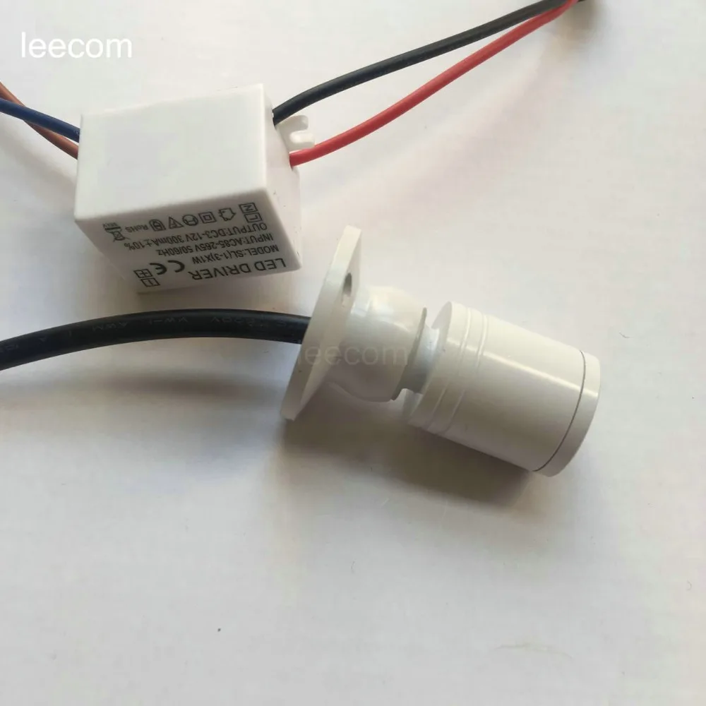 1 Вт AC85 265v поверхности точечный 6 шт./лот Регулируемый шаг светодиодный Светильник
