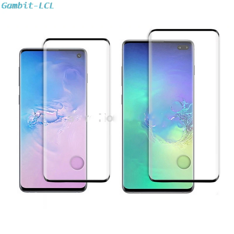Закаленное 3d-стекло для Samsung Galaxy S10 Plus 2 шт. защита экрана с распознаванием