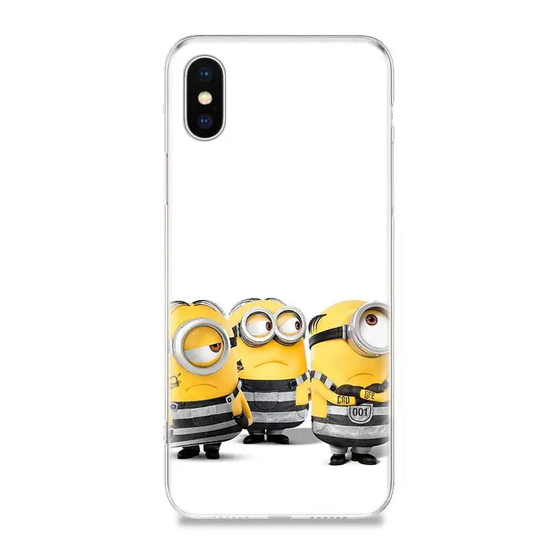 Миньоны Гру Agnes силиконовый чехол для телефона iPhone 7 8 6 6S Plus X 10 Ten 9 XS MAX XR 5 5S SE