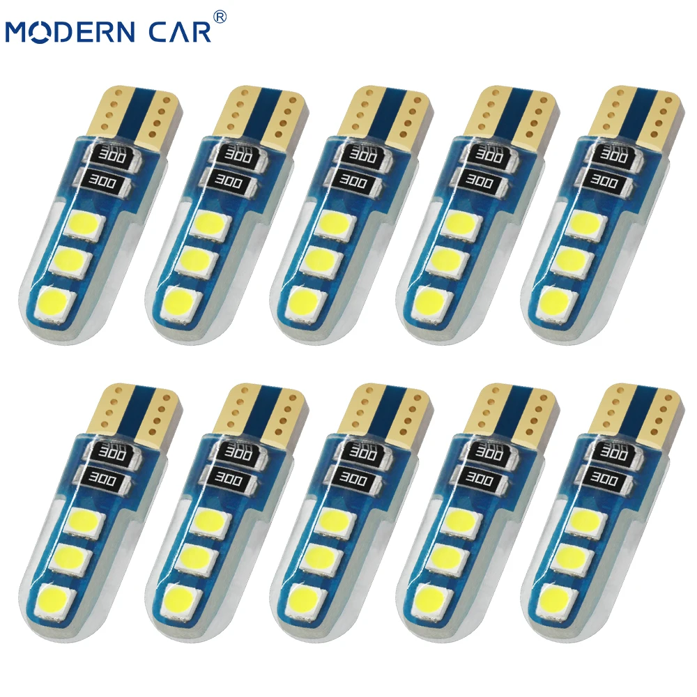 Современный автомобильный светодиодный габаритный стояночный фонарь T10 W5W 168 194