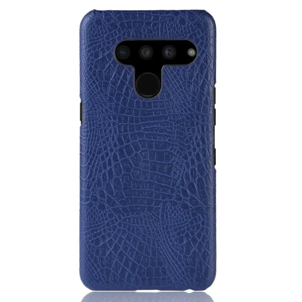 Для LG G8 ThinQ/V50 чехол ThinQ Роскошный из зернистой кожи с текстурой противоударный