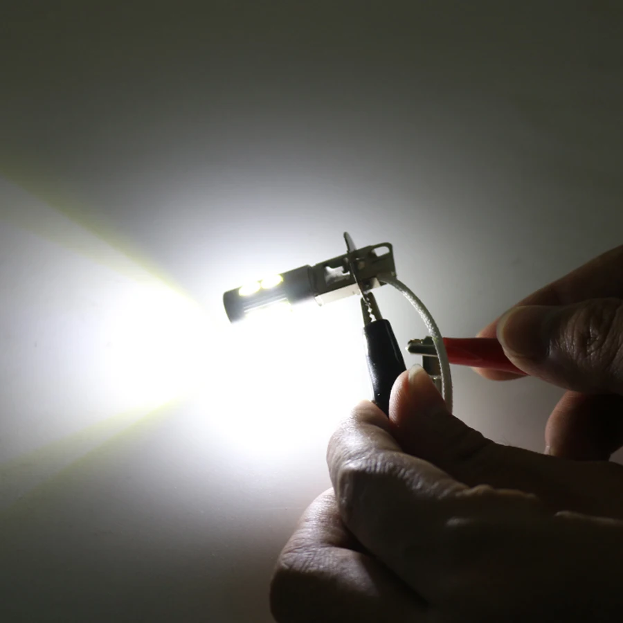 1 шт. H3 светодиодные лампы Автомобильные противотуманные высокой мощности 5630 SMD