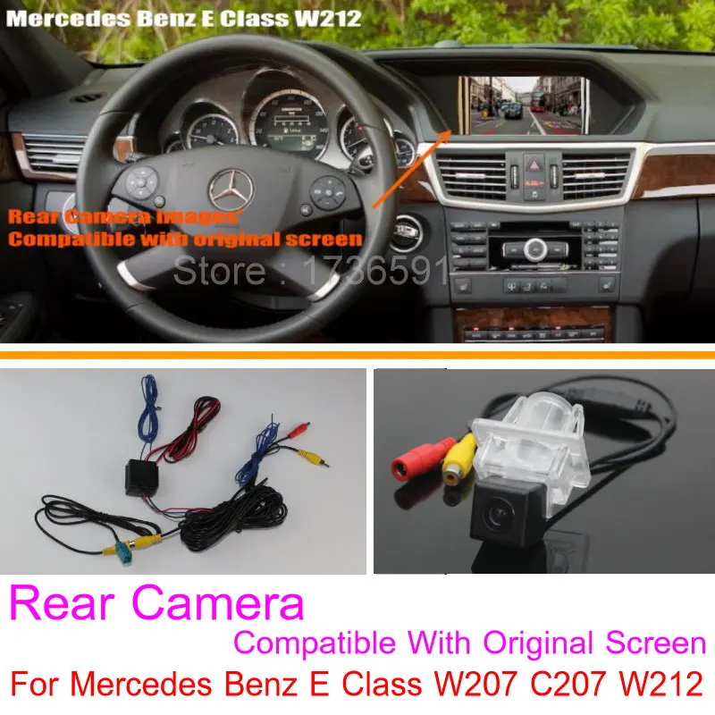 Lyudмила для Mercedes Benz E Class W207 C207 / RCA и оригинальный экран совместимый с автомобильной