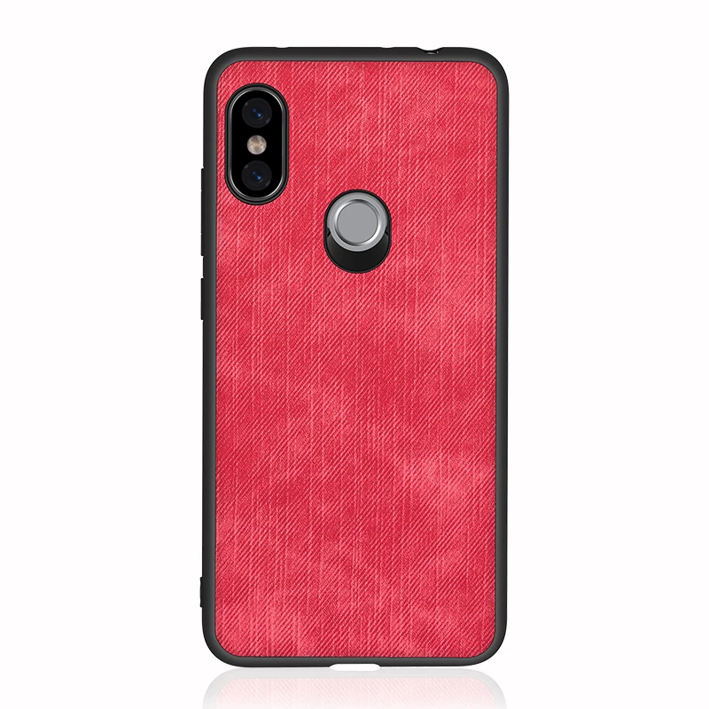 Тканевый чехол с узором для Xiaomi Redmi Note 5 6 pro 6A задняя крышка цветной блок ретро