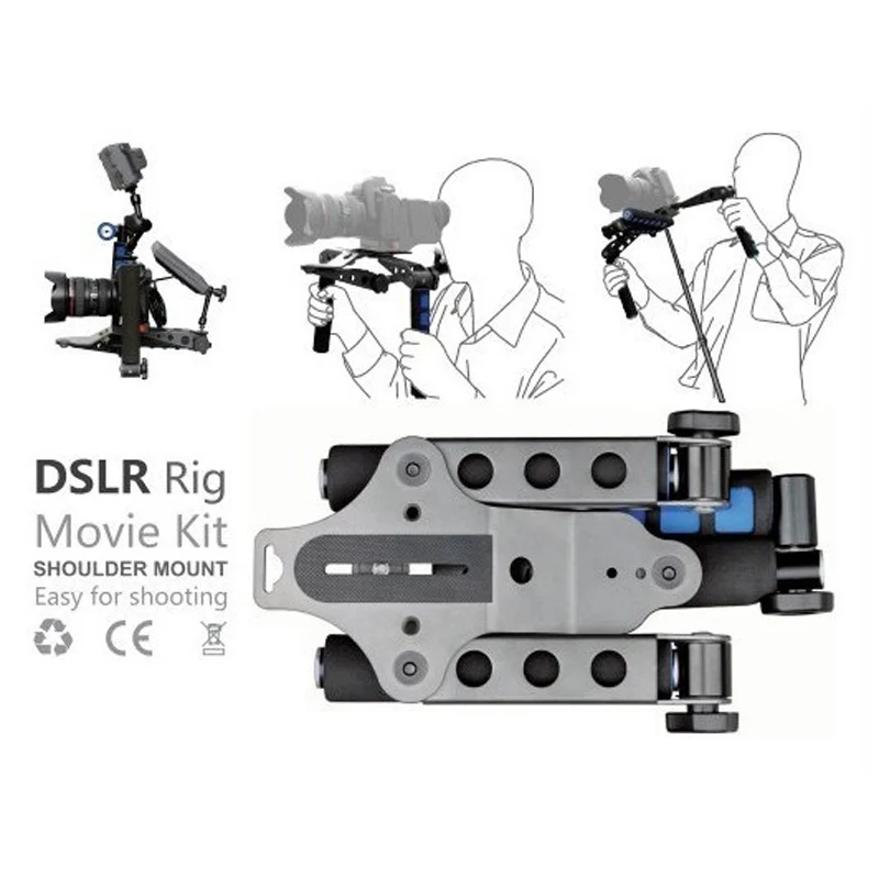 DSLR RIG Rig комплект для видеосъемки плечевое крепление стабилизатор наплечная