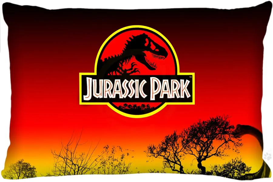 Наволочка с принтом Парк Юрского периода 45x35 см | Дом и сад