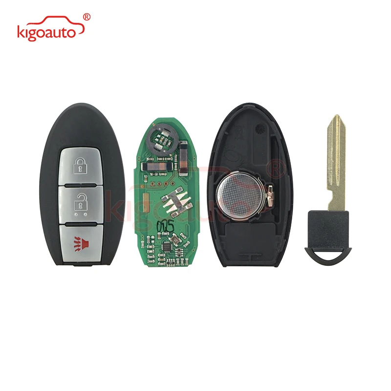 KIGOAUTO S180144005 умный Автомобильный ключ 3 кнопки 433 МГц ID47 чип для Nissan Pathfinder 2013 2014 2015
