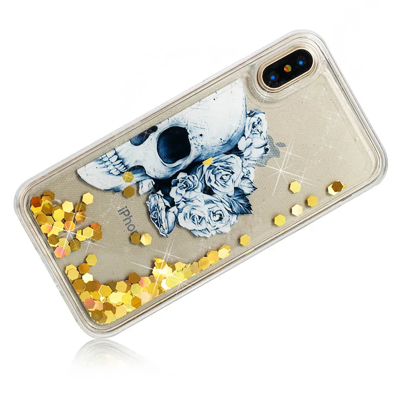 Skull Мягкий чехол из ТПУ для iPhone X, 8, 7, 6, 6S Plus, 5, 5S, SE, 4, 4S, iPod Touch, 6, 5, силиконовый чехол, B31 - Цвет: Skull