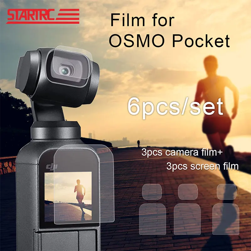DJI OSMO Pocket Screen Film объектив камеры защитная пленка аксессуар для 4K Gimbal Защитная