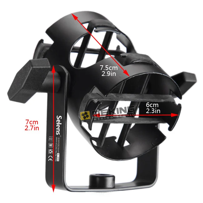 Универсальный держатель для микрофона Selens профессиональный зажим подставка