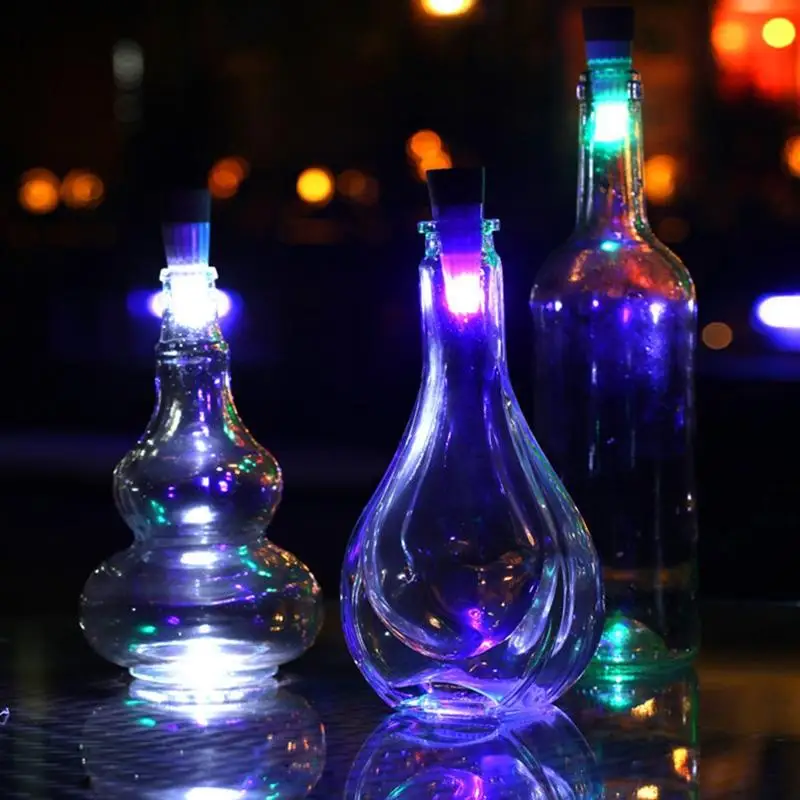 Волшебная пробка в форме USB перезаряжаемая винная бутылка Ночной светильник