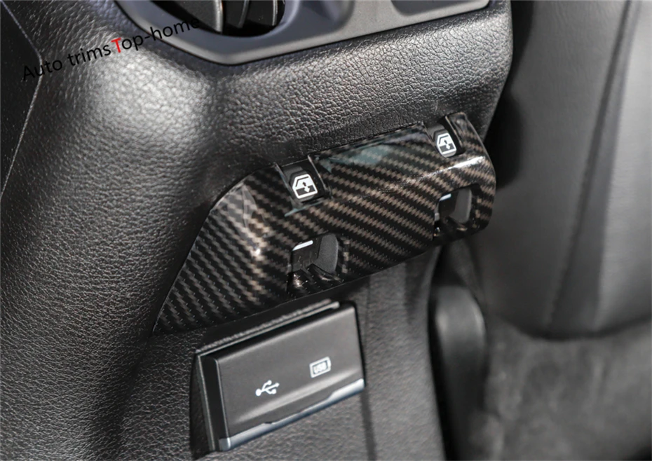 Yimaautotrims Rear Row Seat Window Switch Cover Trim For Jeep Wrangler JL 4 Door Model 2018 2019 2020 ABS Colorful Interior | Автомобили и