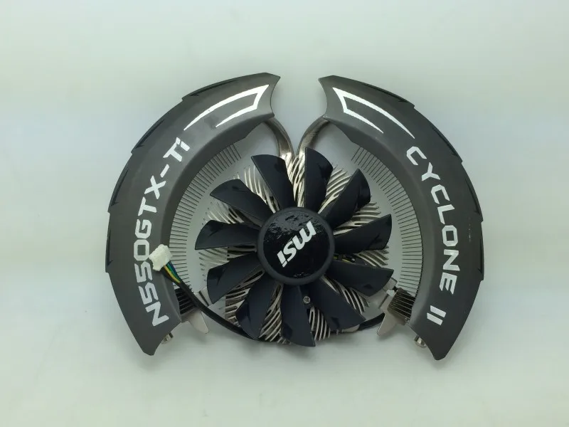 New Original for MSI GTX550TI CYCLONE2 Blade 2 pairs of heat pipe radiator cards cooling fan | Компьютеры и офис