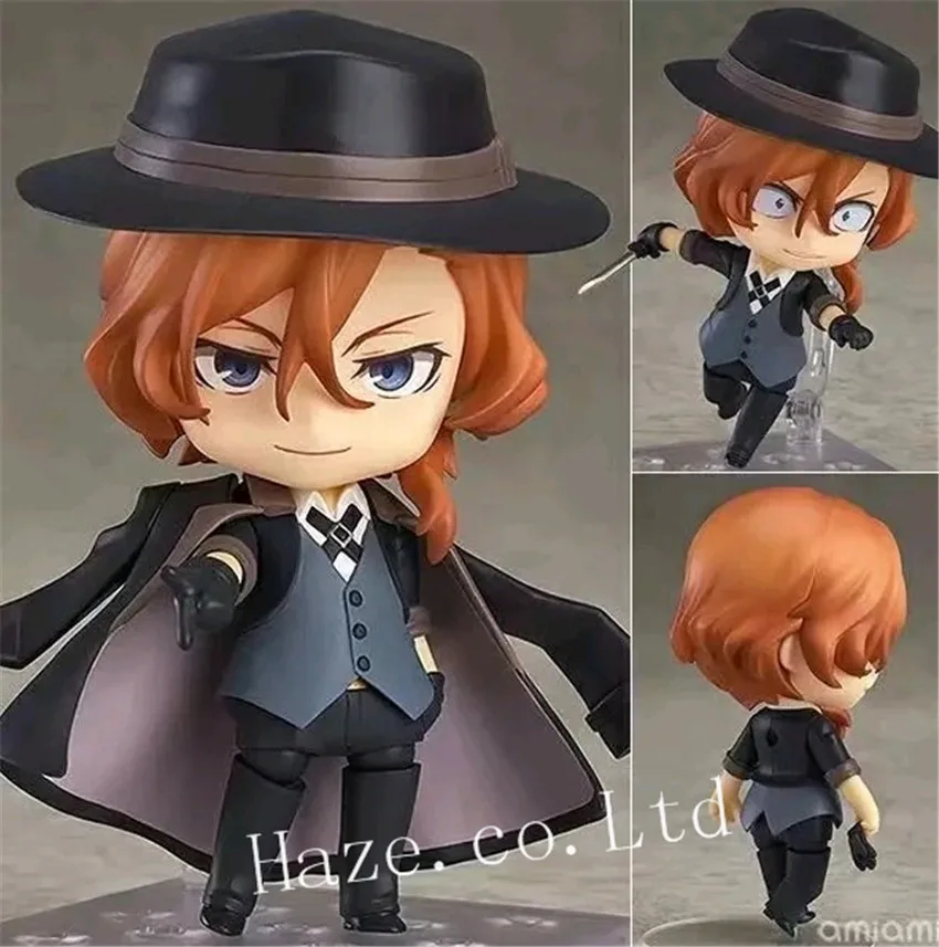 Защищает Товары для собак Nendoroid чуя накахара ПВХ фигурку фигурка игрушка 10 см |