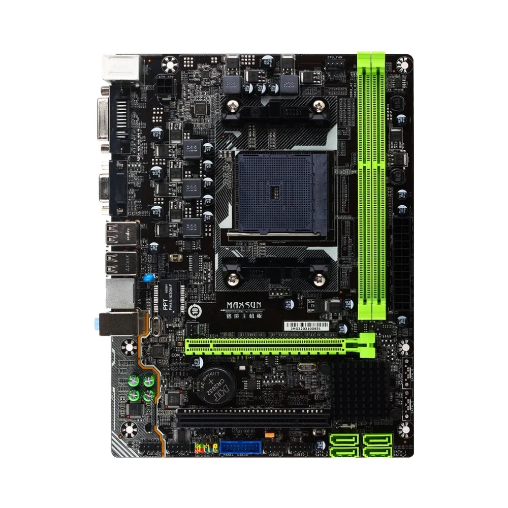 MAXSUN MS-A68GT+ компьютерная игровая материнская плата настольная системная плата для AMD A68 FM2/FM2+ разъем SATA USB 3,0 DDR3 mATX