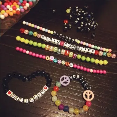 1100 шт. акриловые бусины для украшений сделай сам|beads for diy|alphabet beadscube beads |