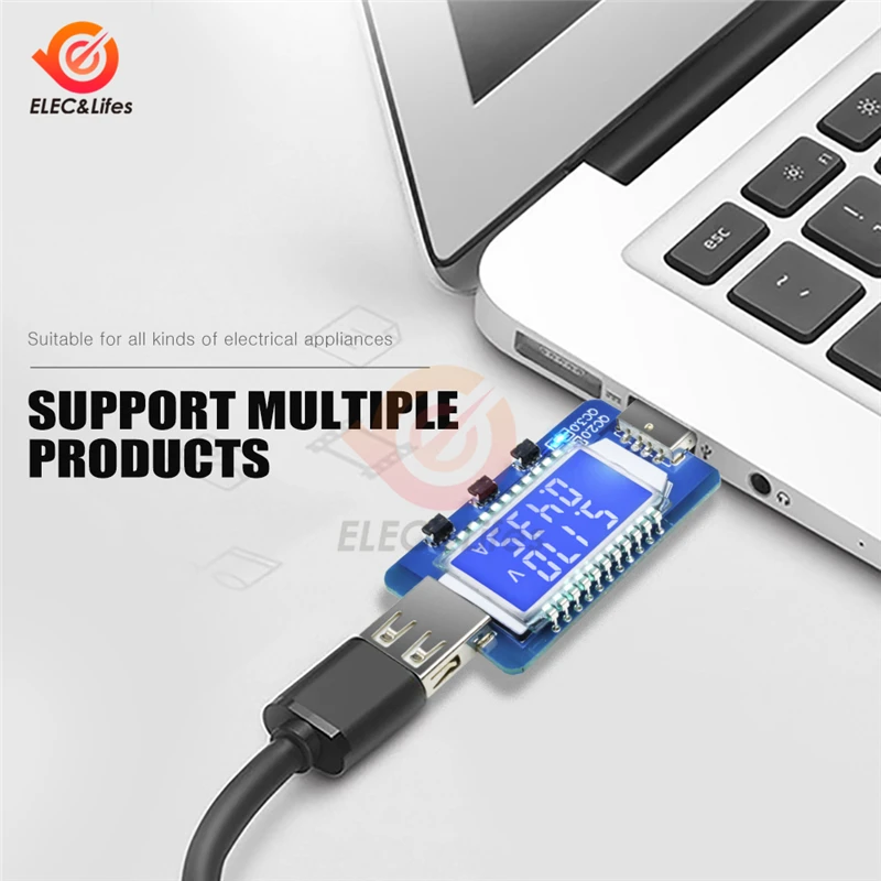 12 В 24 В QC2.0 QC3.0 Электрический скам мощность триггер ЖК-цифровой USB детектор тестер напряжение измеритель тока тестер Вольтметр Амперметр