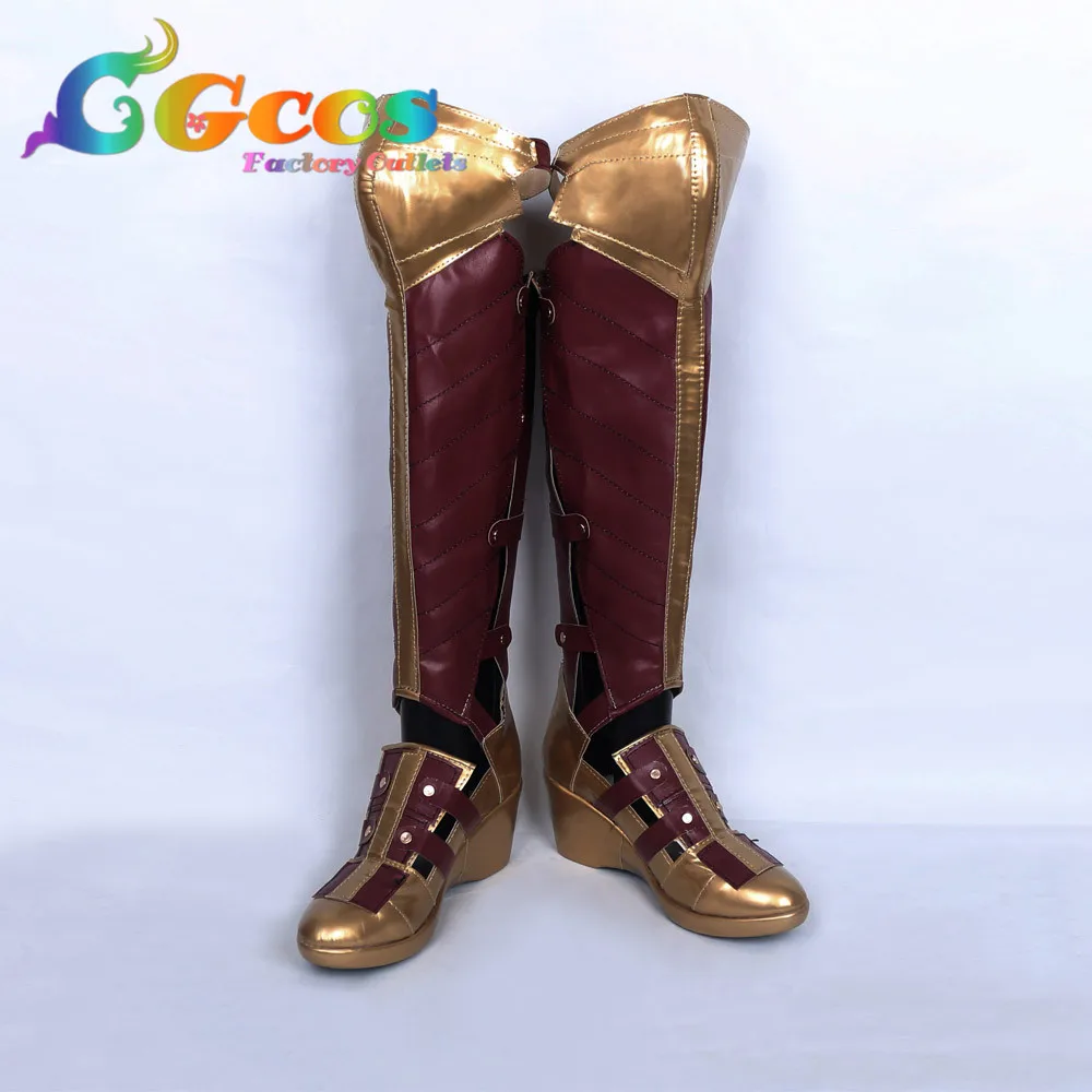 Бесплатная доставка Cos косплей обувь чудо женщина Диана для принца сапоги