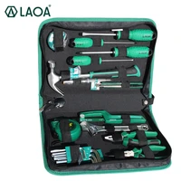 laoa hand tools set 79131822pcs screwdrivers and pliers with hammer tape measure and tool bag