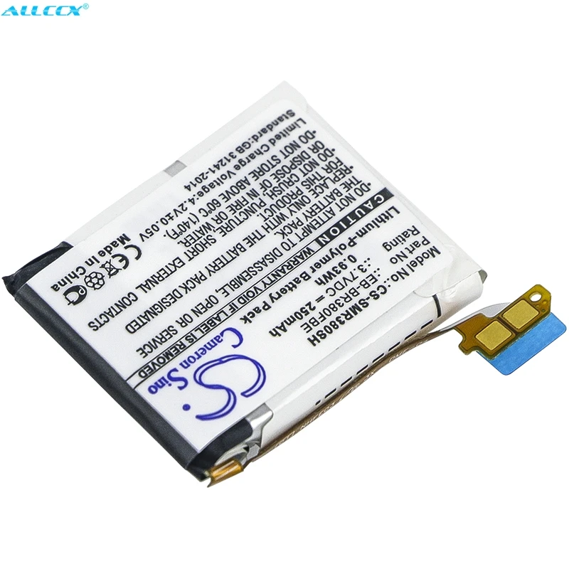 Cameron Sino 250 мач батарея B1230J1EA EB BR380FBE PGF582224H для Samsung Gear 2 Neo SM R380 R381|Цифровые