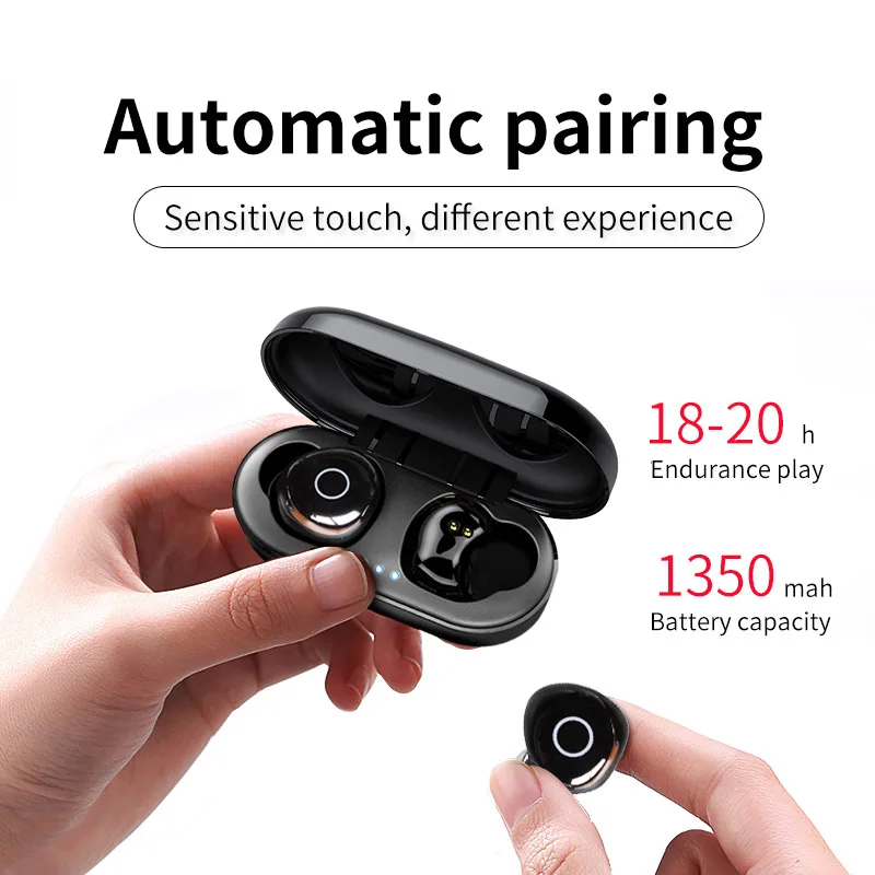 OVEVO Q65 TWS Bluetooth V5.0 наушники HiFi двойная Беспроводная 3D стерео гарнитура