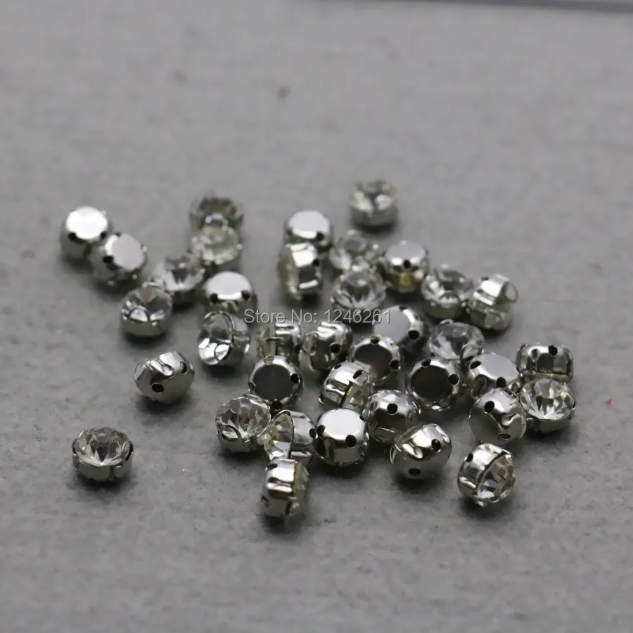 10 шт. Кристальные разделители застежки фитинги для аксессуаров инкрустированные